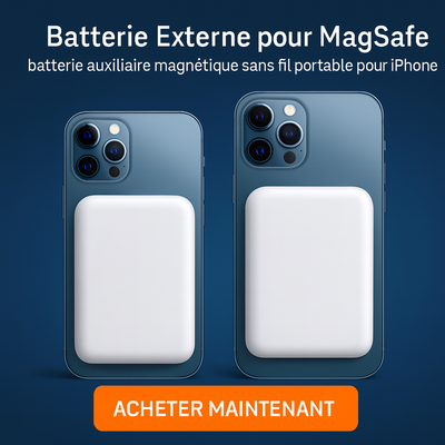 Batterie Externe iPhone Magnétique